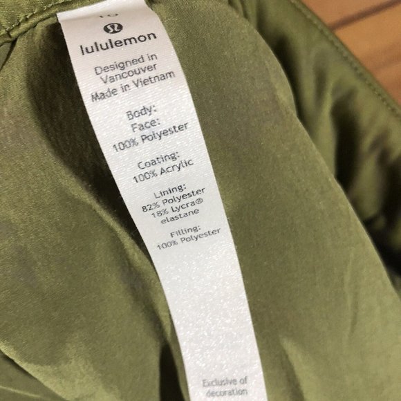 Lululemon Dynamic Movement Shorts Womens Size 10 Athletic Puffer Workout Hiking - Picture 7 of 12
